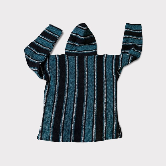 PILOTZI baja blanket hoodie pullover Medium vintage - Picture 4 of 4